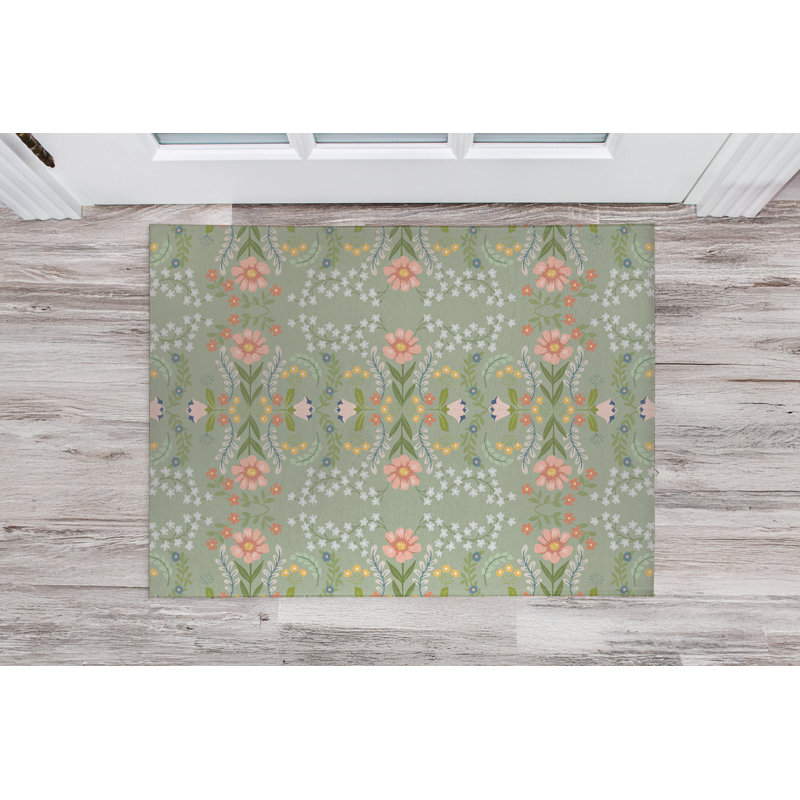 Tapis de porte d'intérieur Cecelia, L 48 po x L 72 po