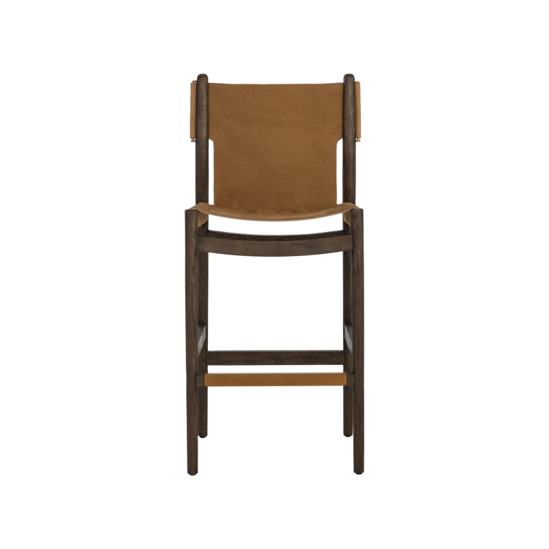 Argus Stool with Solid Wood Frame, Bar Stool (30.25" Seat Height)