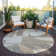 Machine Washable Indoor/Outdoor Cinead ACN1692 Khaki Rug