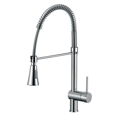 Robinet de cuisine avec bec rétractable