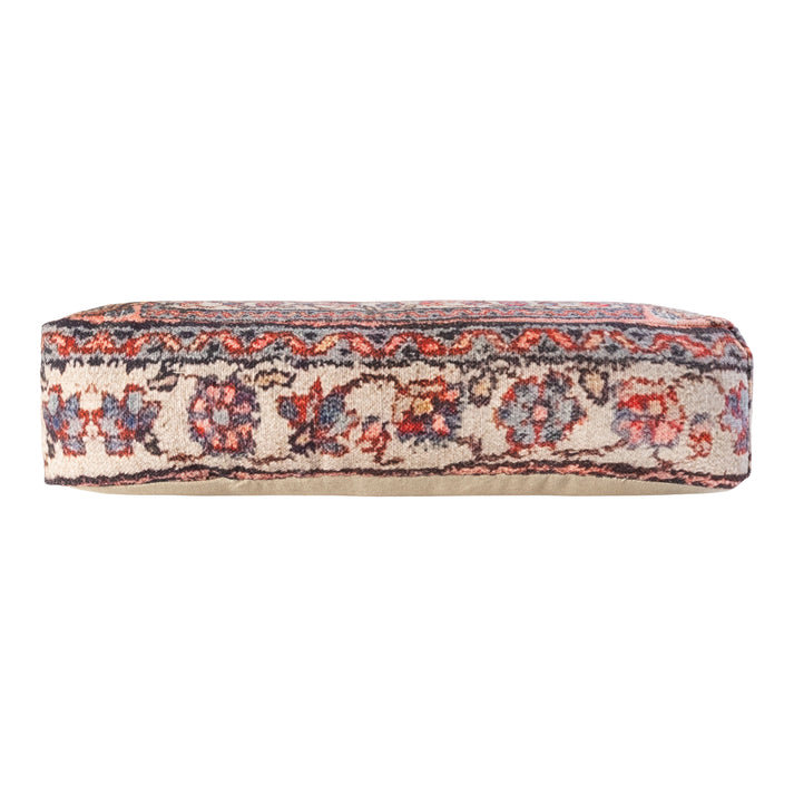 COUSSIN DE COFFRET COTON ANTIQUE TAPESTRY, H 18 po x l 18 po, Look bleu ciel rétro