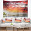 Tapisserie panorama roatan beach coucher mer-28501339