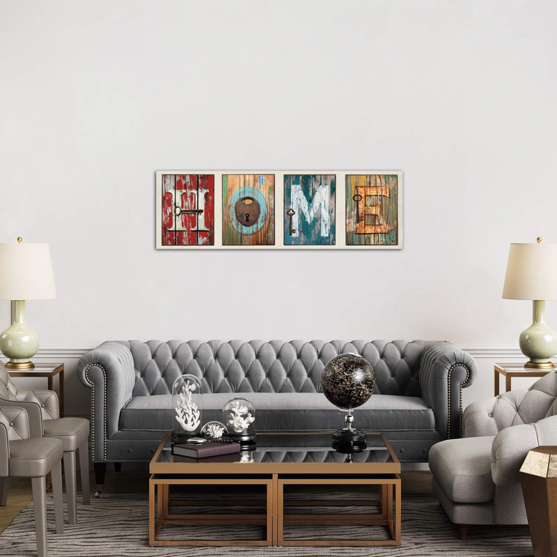 Home by Jamie MacDowell - Panoramic Print on Canvas, 30.48 cm H x 91.44 cm W x 1.91 cm D, No Frame