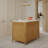 Kennedy Kathryne 48"  Kitchen Island with White Quartz Countertop-120090250