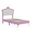 Cadre de lit princesse avec lumières DEL-649390006