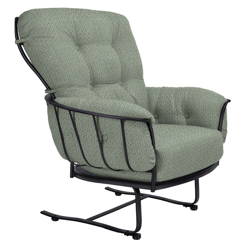 Monterra Outdoor Lounge Chair, Graphite, Adena Shale