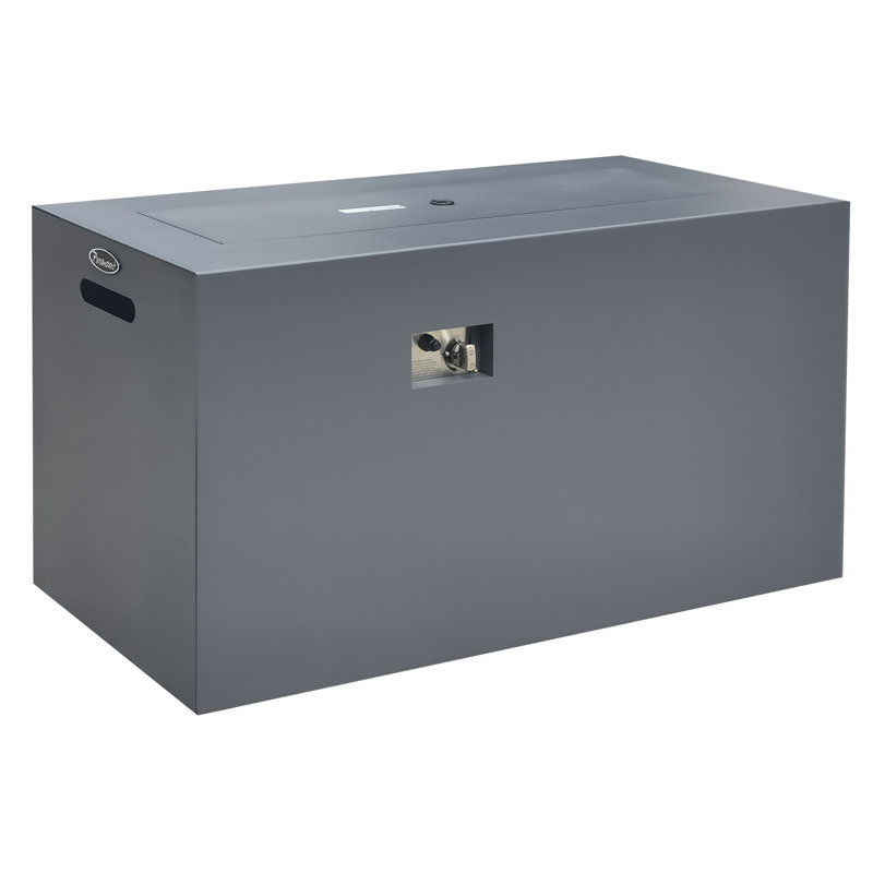 Foyer en aluminium au propane, H 23,11 po x l 48,8 po x P 22 po