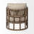 Talya Fabric Covered Wooden Frame Accent Chair-759594542