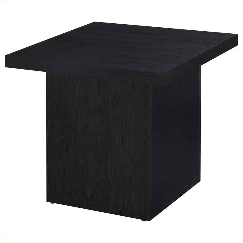 Table de bout carrée noire Exeter