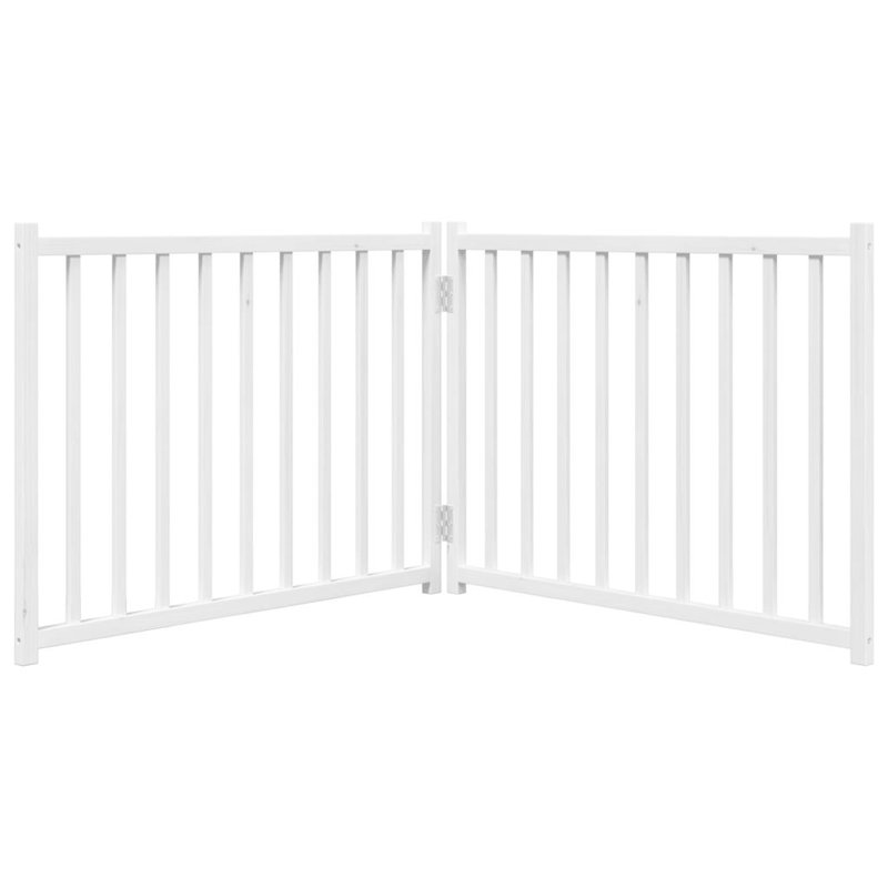 Soma Solid Wood Dog House Door, 60cm H x 160cm W x 2cm D, White