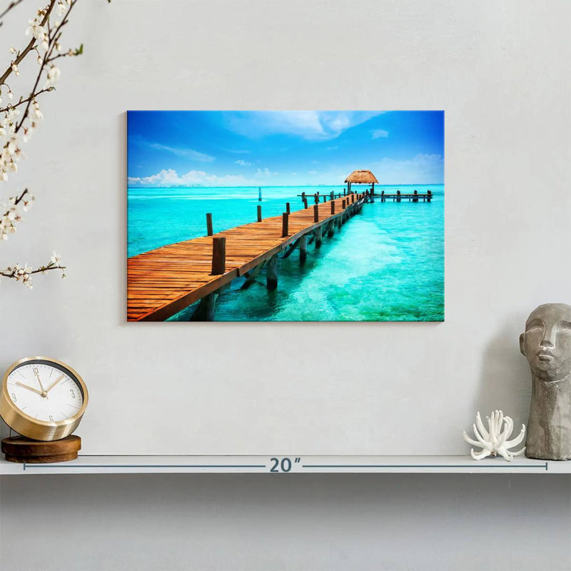 Heavenly Isla Mujeres Dock, H 8 po x l 12 po
