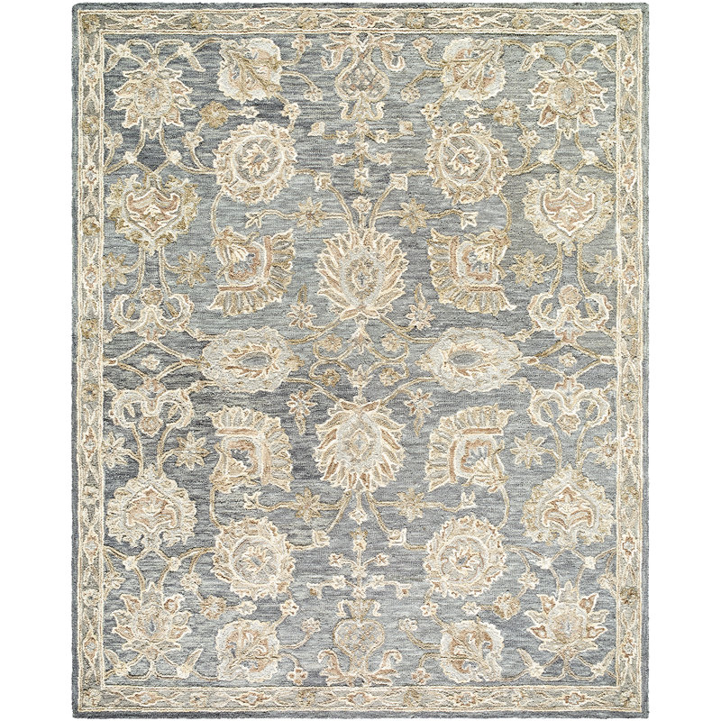 Moroccan Wool Hand Tufted Area Rug, Rectangle 183 x 274 cm