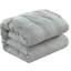 Ensemble d'édredon en microfibre gris Alvina 6 pièces-999354252