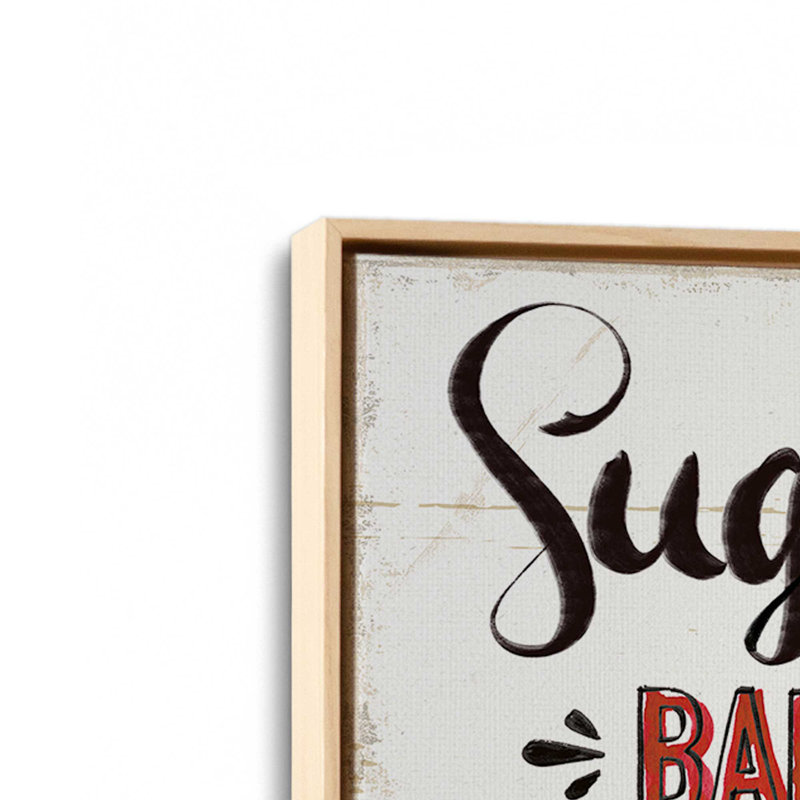 «Santa's Favorite Sugar Cookies», ensemble de 3 impressions sur toile, H 33 po x l 99 po, Érable américain