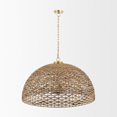 Carnlea 1 - Light Gold Single Pendant
