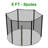 Cockrell Hill Replacement Trampoline Safety Net Enclosure Surround Netting 6FT