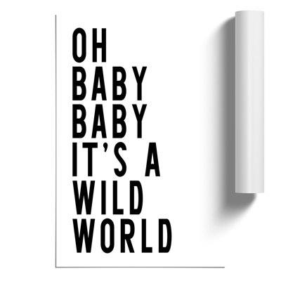 Wild World - Frameless Print