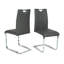 Commer Upholstered Side Chair in Grey