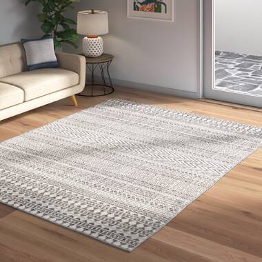 Edwa Oriental Light Gray Area Rug Alcott Hill Rug Size: Rectangle 9' x 12