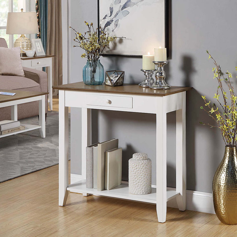 Carbin 31.5'' Console Table, Gray, 30" H x 31.5" W x 14" D