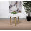 Table de bout en marbre Arild