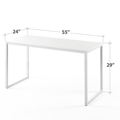 Ebern Designs Santrell Metal Base Writing Desk & Reviews | Wayfair