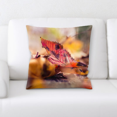 Microsuede Reversible Throw Pillow