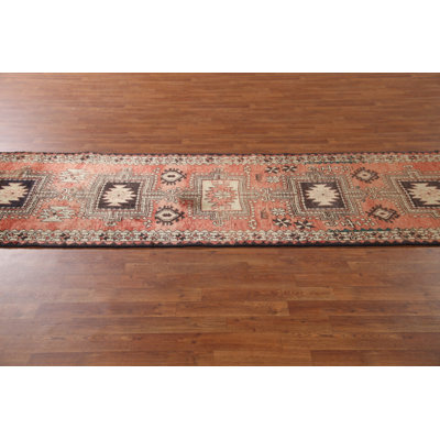 Handmade Wool Traditional  Runner Rug 3x10