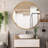 Mariemont Round Metal Accent Mirror Modern Bathroom/Vanity Mirror Decor Wall Mirror-249165189-249165208