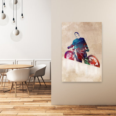 Cycling Sport Art 10, art mural contemporain