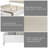 Storage Upholstered Bed Frame with LED Light