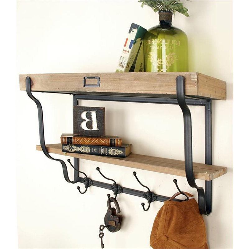 Ceclie 2 Piece Fir Accent Shelf
