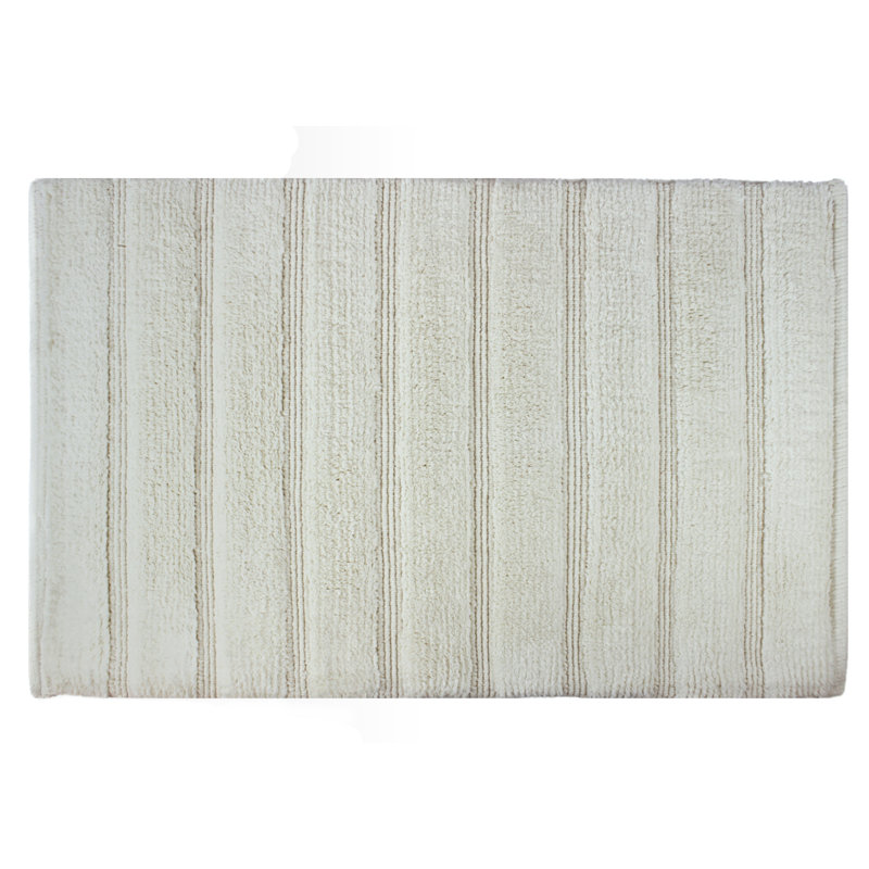 Bedwell Non-Slip Bath Rug, White