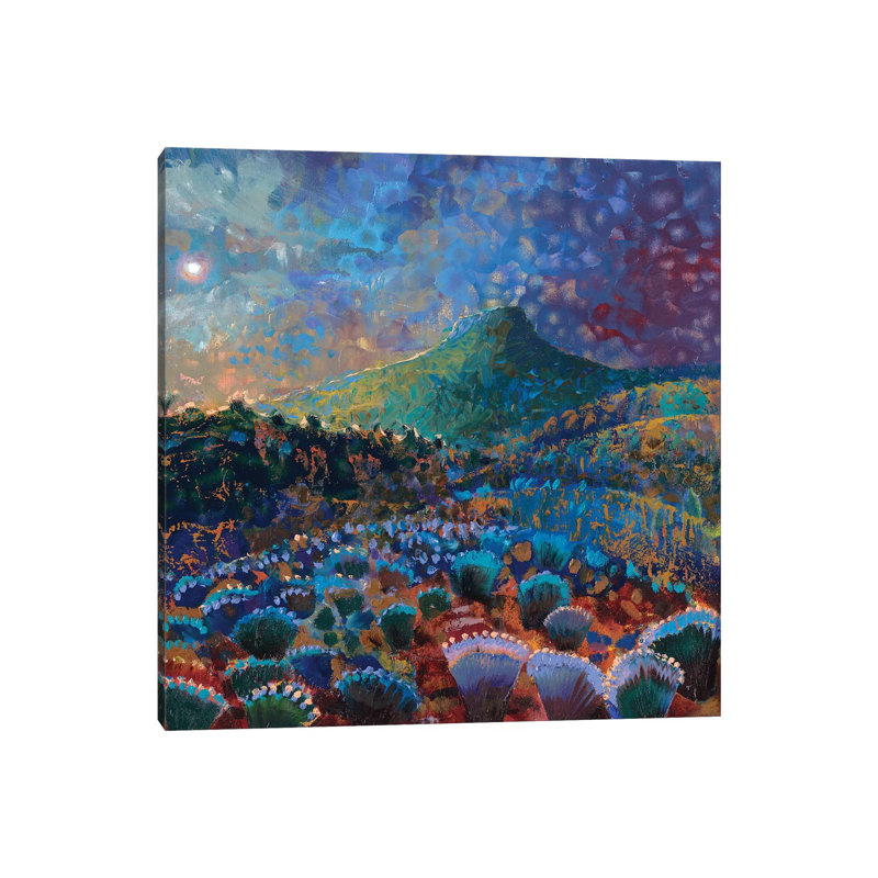 Coyote Springs Ranch by Iris Scott - Painting on Canvas, 30.48 cm H x 30.48 cm W, Wrapped Canvas