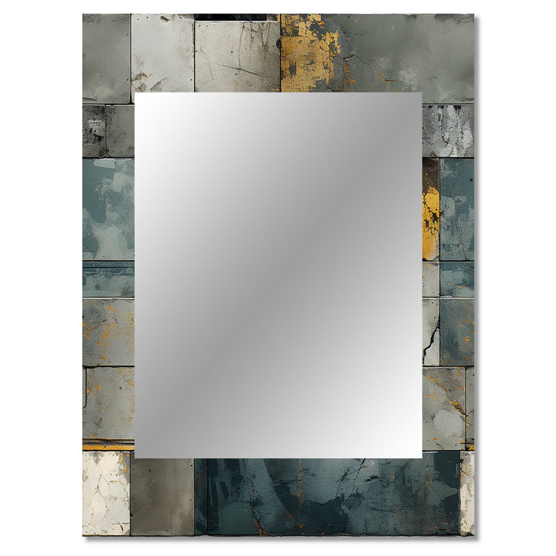 Hedya - Modern Rectangular Wall Mirror, 40 po x 30 po