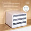 Étagère à épices réglable YouCopia SpiceStack®, assaisonnements rétractables pour 24 bouteilles et porte-épices pour l'organisation d'armoires de cuisine et de garde-manger avec 104 étiquettes incluses, collection Organiser Hero