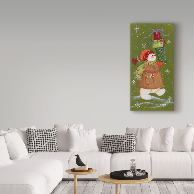« balancing act cadeaux », art sur toile, H 47 po x l 24 po x P 2 po