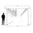 Florence  Aluminum Pergola in Powder-Coated Finish with Adjustable Canopy-136171004-262626403
