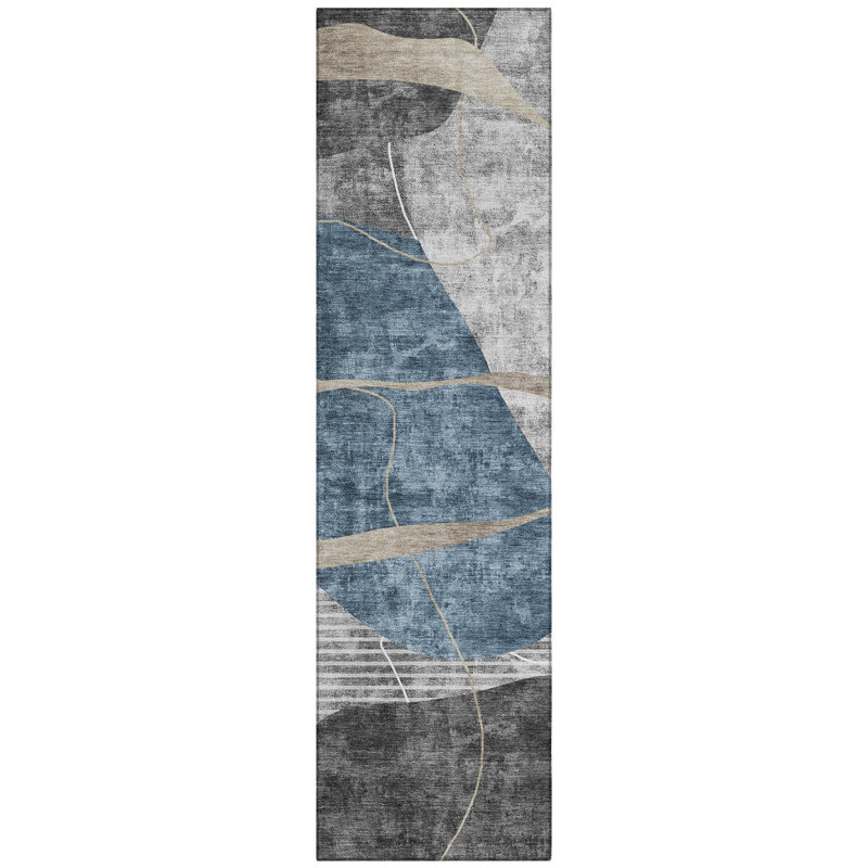 Cecelio Washable Indoor / Outdoor Rug, Runner 2'3" x 7'6"