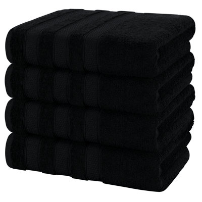 100% Cotton 4 Piece Luxury Turkish Bath Towel Set