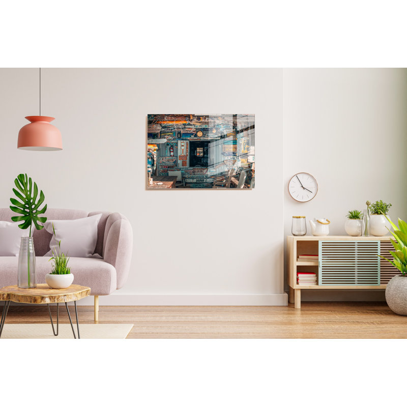 Peinture décorative en verre trempé, H 27,6 po x l 19,7 po x P 1 po
