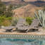 Chaise longue en osier Crete
