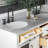 Jameal 60'' Solid Wood Double Bathroom Vanity with 0.75'' Carrara Marble Top Sinks-1620950820-1653741569
