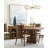 Martine 18.50'' H Upholstered Cherry Armchair