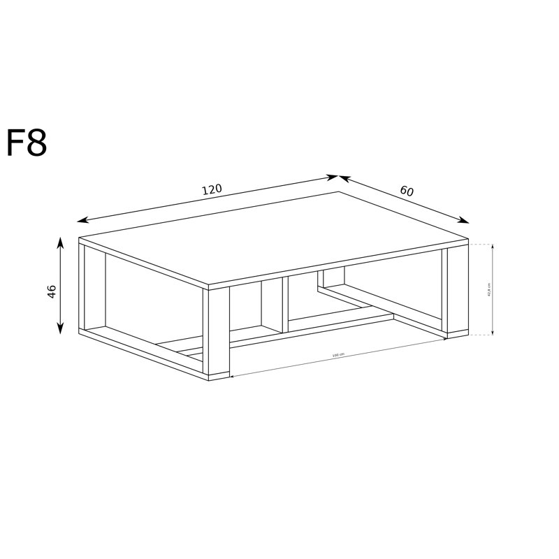 Four Leg Coffee Table