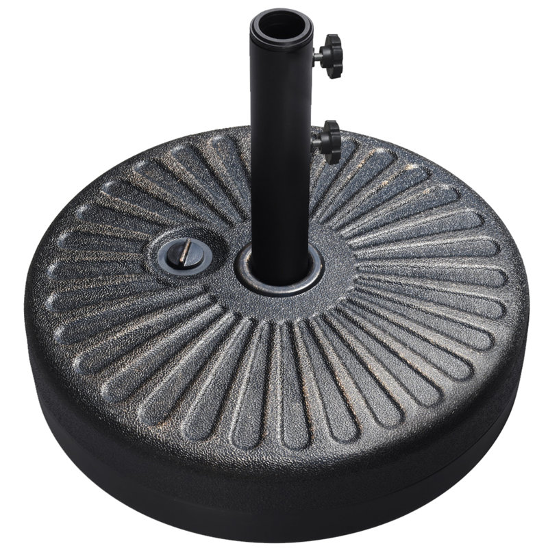 Socle en plastique Hanniford, Noir