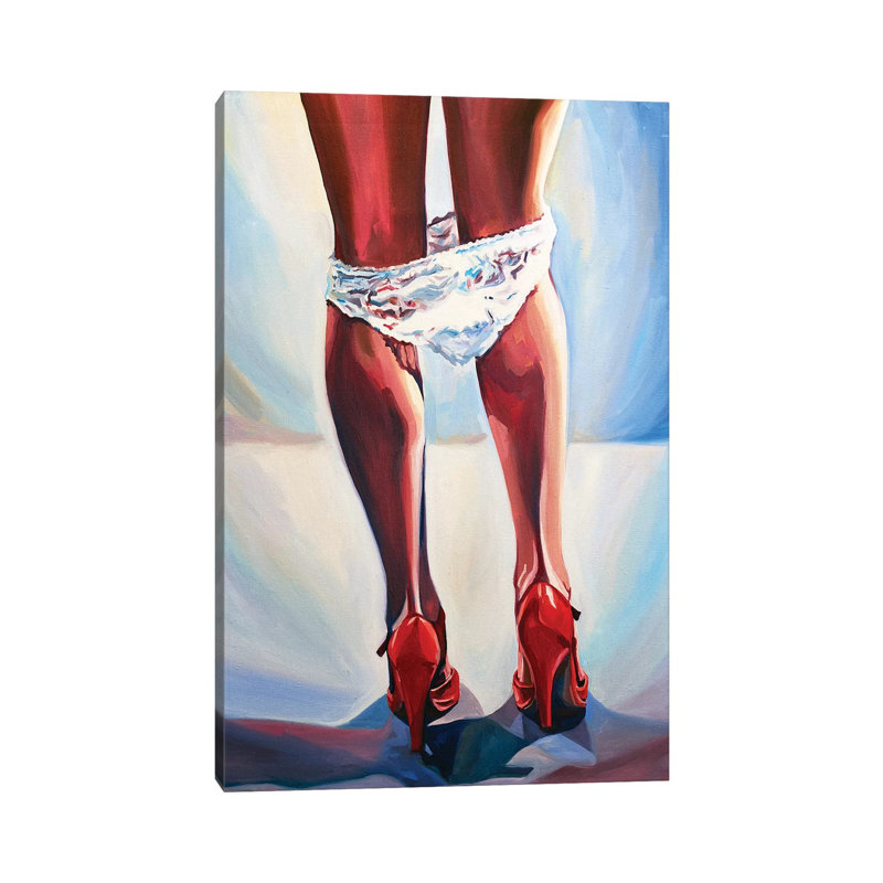 Red Heels by Sasha Robinson - Wrapped Canvas Painting, 66.04 cm H x 45.72 cm W x 1.91 cm D