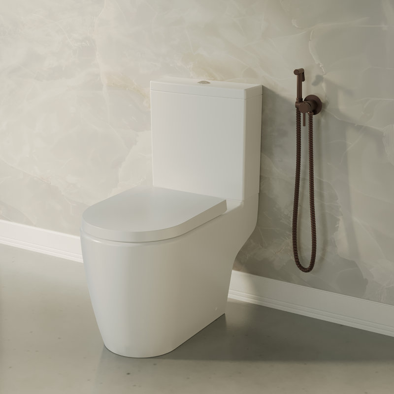 Maggio Round Concealed Thermostatic Douche - Chrome, Bronze