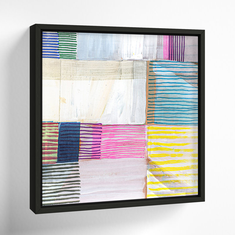 Bright Net II by Cartissi, Espresso Framed, 13.5" H x 13.5" W x 2" D