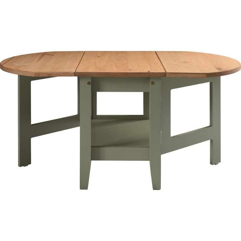 Allbritton Drop Leaf Coffee Table, Green